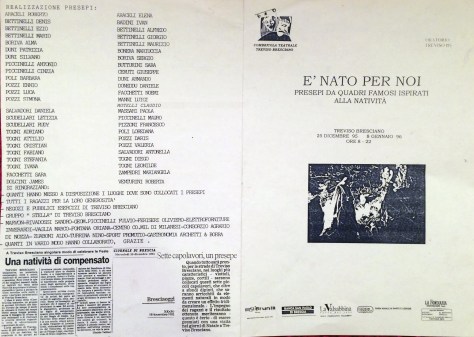 Volantino Presepi 1995-Fronte MOD